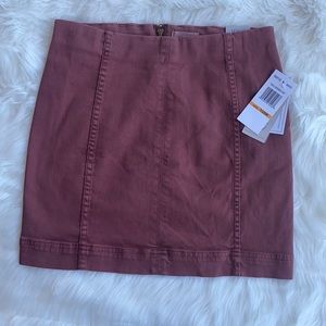 NWT Jolt Rust Colored Denim Skirt